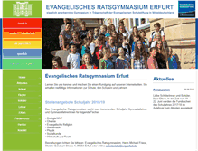 Tablet Screenshot of evrg-erfurt.de